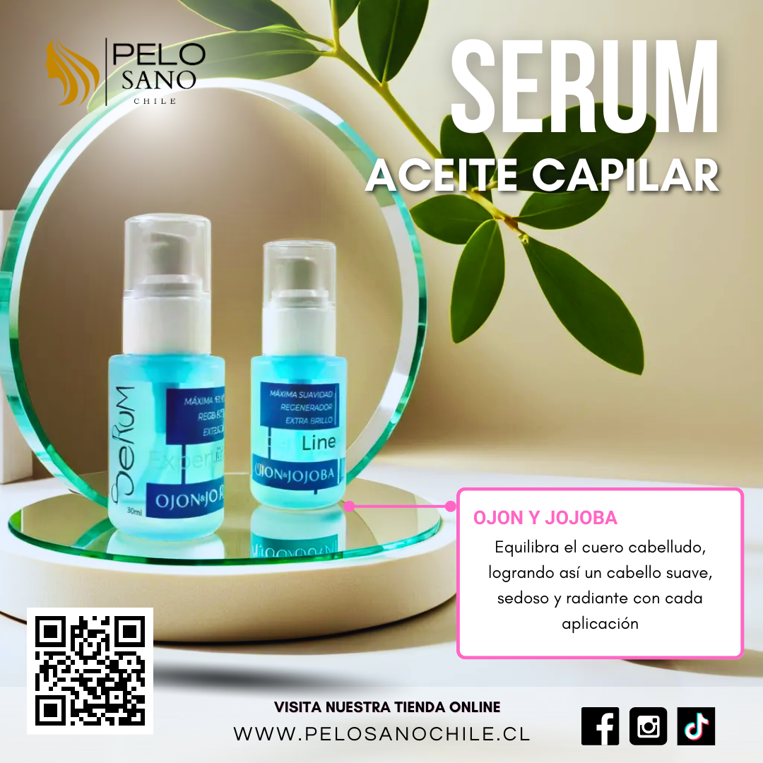 Kit Capilar Ojón y Jojoba Extra Brillo y Efecto Satinado | Shampoo, Acondicionador, Máscara Botox y Sérum Everglam (incluye de REGALO: Cepillo + Colet)