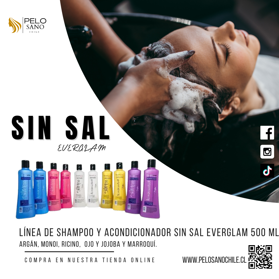 Kit Capilar Ojón y Jojoba Extra Brillo y Efecto Satinado | Shampoo, Acondicionador, Máscara Botox y Sérum Everglam (incluye de REGALO: Cepillo + Colet)