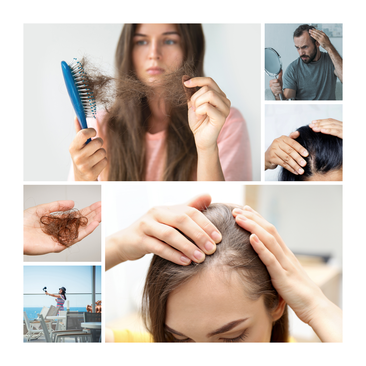 Kit Capilar Cebolla y Romero Natural Concentrado | Crecimiento Acelerado y Anticaída | Shampoo + Acondicionador + Crema + Tónico + Sérum K-lyss Copacabana