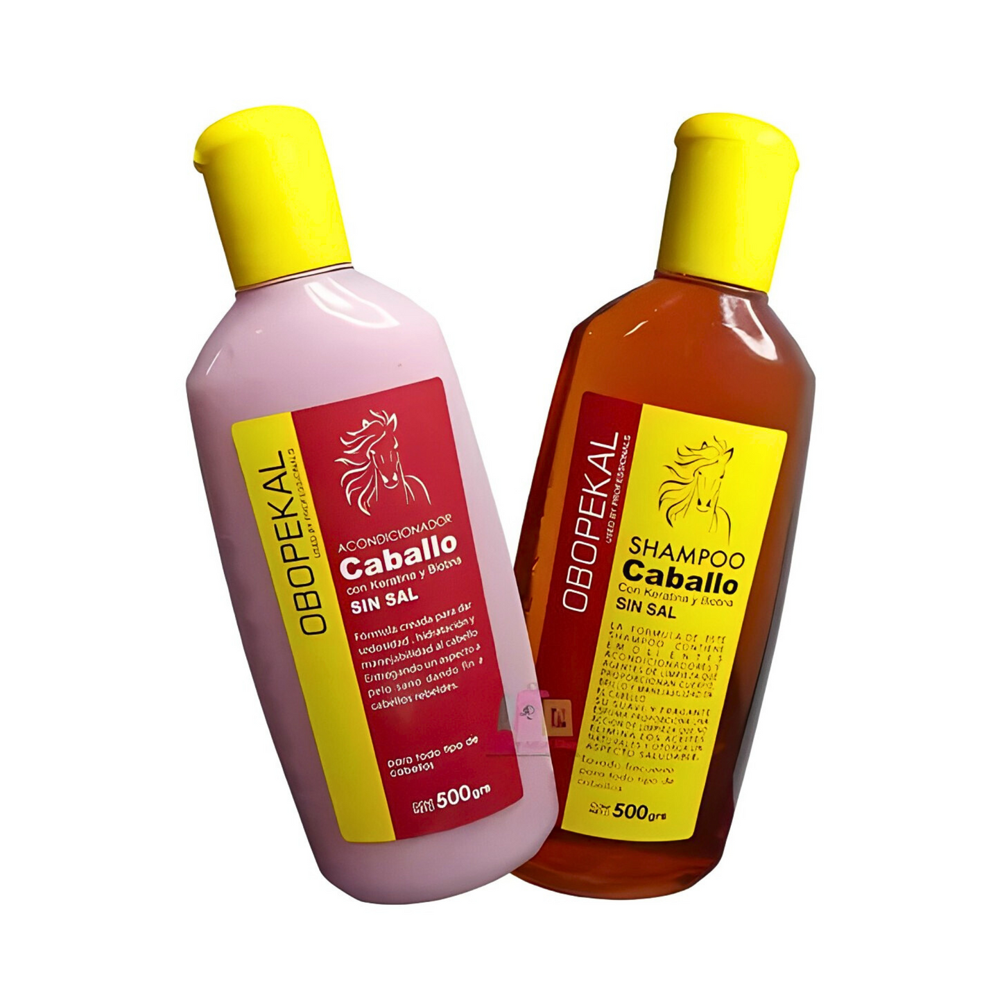 Pack Shampoo Acondicionador Caballo Obopekal 500ml