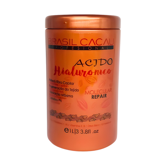 Crema máscara botox capilar ACIDO HIALURONICO Brasil Cacau 1000 ml