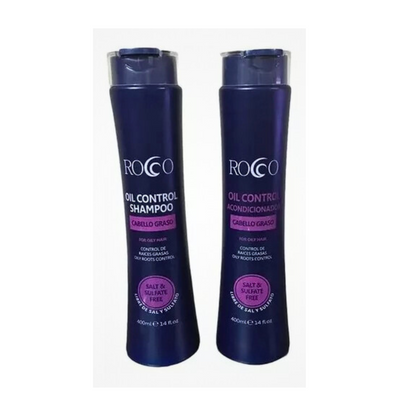 Pack Shampoo Y Acondicionador Rocco 400 Ml oil control