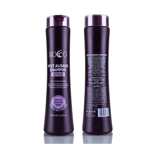 Pack Shampoo Y Acondicionador Post alisado Rocco 400 Ml