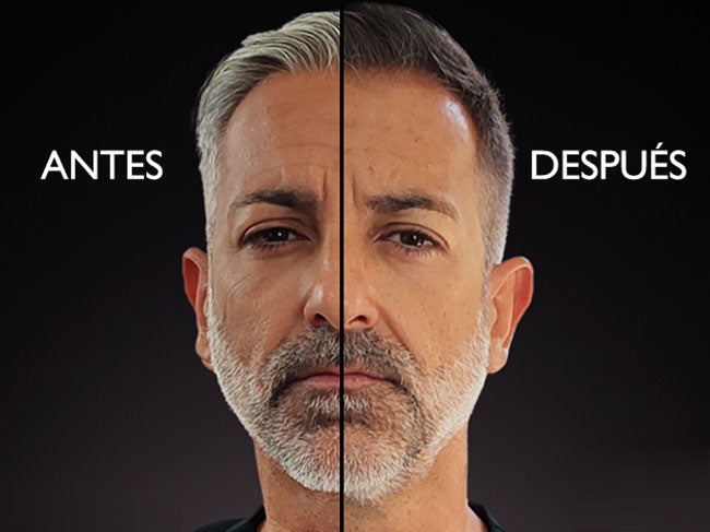 Kit 2x Shampoo Tinturador Negro Natural con Argán | Cobertura de Canas Instantánea y Nutrición Profunda | 420 ml Copacabana  (Incluye de REGALO: Manual de aplicación + Par de guantes) (Copia)