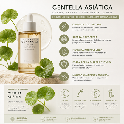🇰🇷✨ SKIN1004 Madagascar Centella Ampoule 55 ml | Sérum Calmante e Hidratante | Skincare Coreano Original