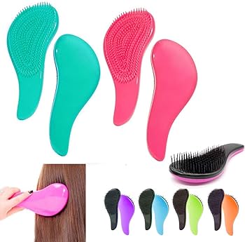 Cepillo Ergonómico Cabello Anti Frizz Anti Caida Desenredar Variados Colores