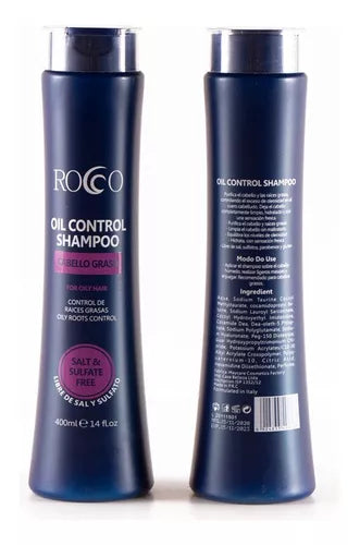 Pack Shampoo Y Acondicionador Rocco 400 Ml oil control