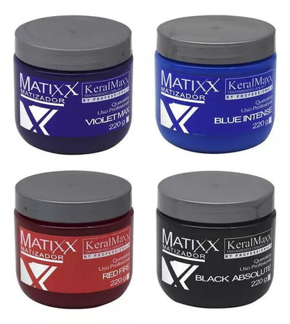 Matizador peluquería profesional MATIXX Cabello Violeta 220 ml Keralmax