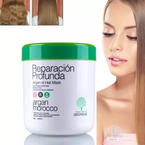 Crema Reparación Profunda Argan Oil Hair 1000ml Obopekal