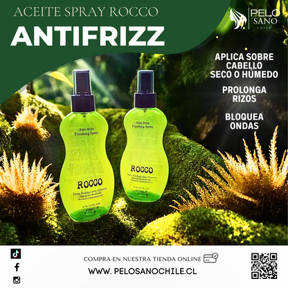 Spray Aceite Anti Frizz Rocco 200ml Antiencrespamiento