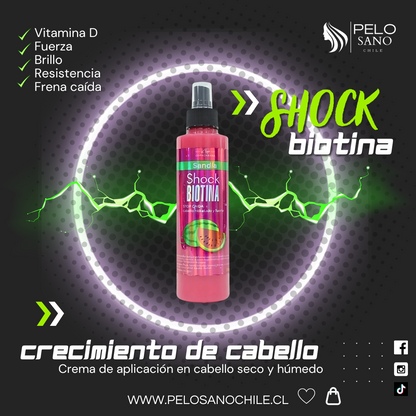 Shock de Biotina y sandia crema 250 ml Copacabana