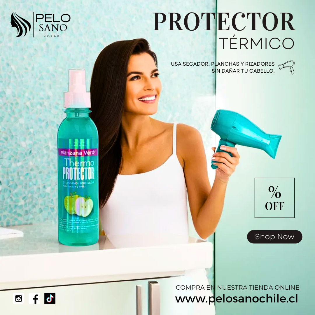 Crema termoprotector manzana verde 250 ml Copacabana