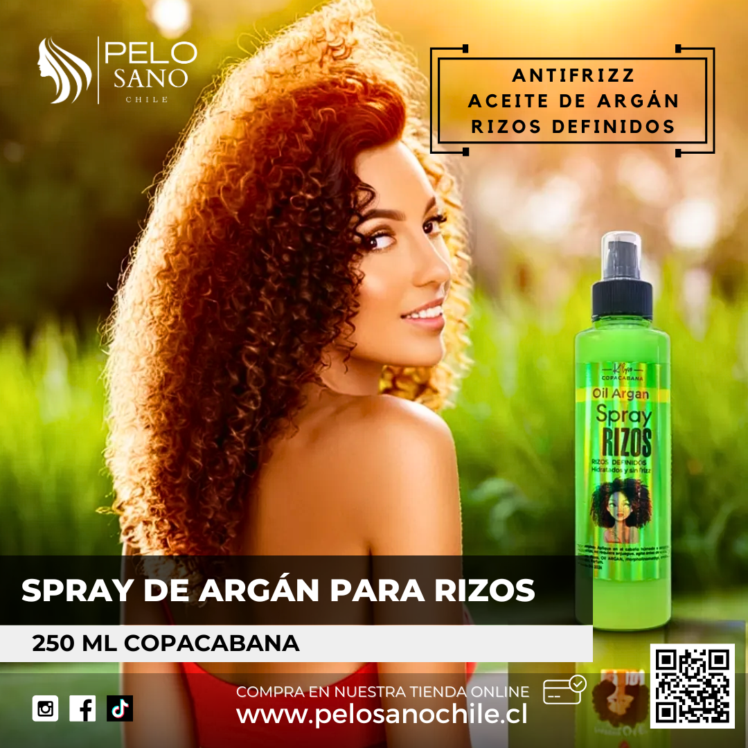 Spray Rizos definidos oil argán 250 ml Copacabana