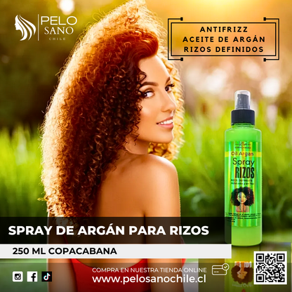 Kit Capilar Rizos Definidos &amp; Nutrición Profunda | Shampoo + Acondicionador + Spray Copacabana
