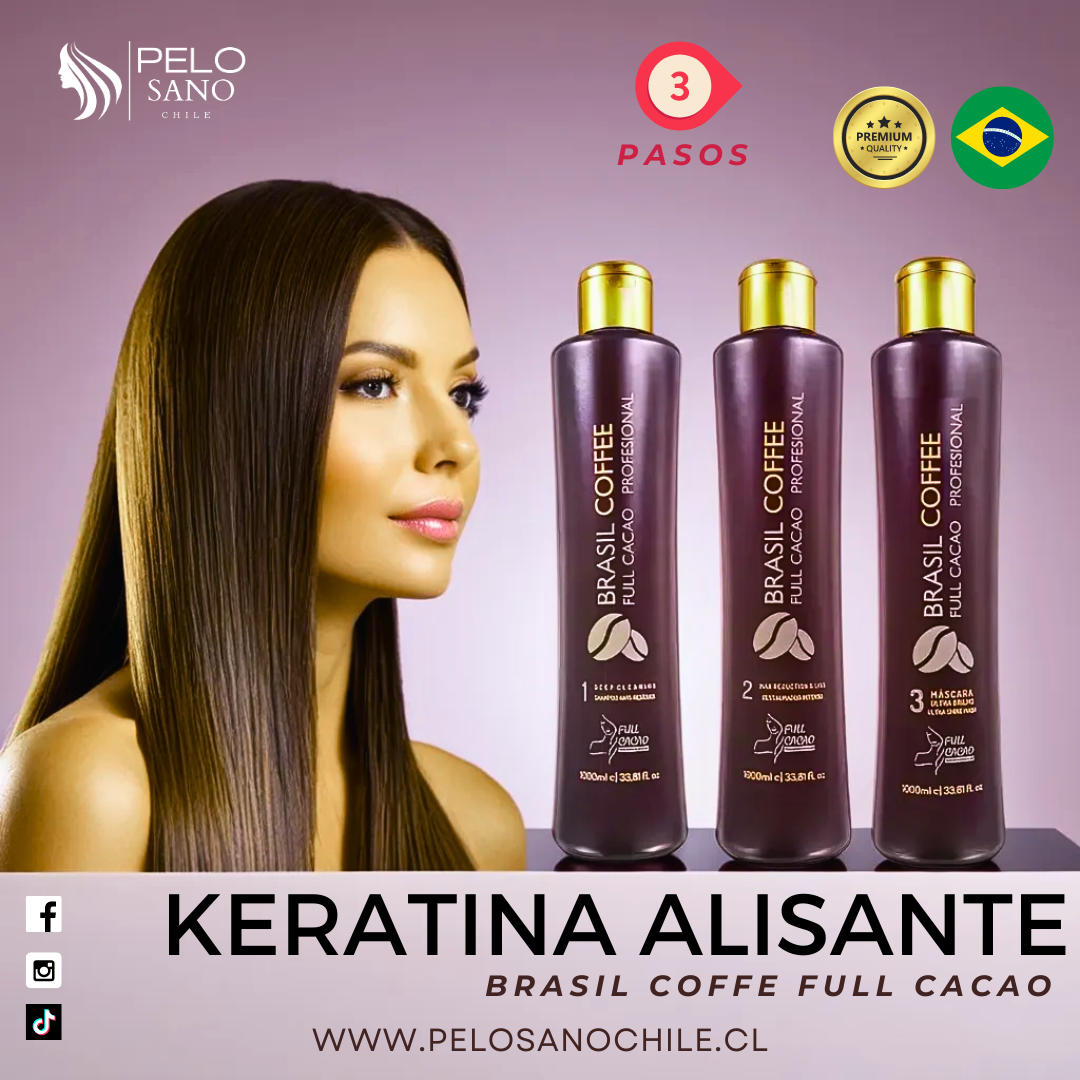 Keratina Alisante Brasil Coffe Full Cacao 500 Ml