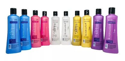 Kit de alisado capilar Shampoo+acondicionador Monoi ExpertLine Everglam