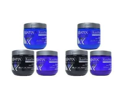 Matizador peluquería profesional MATIXX Cabello Negro 220 ml Keralmax