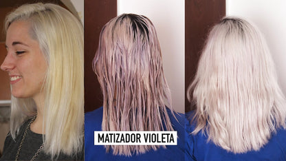 Matizador peluquería profesional MATIXX Cabello Violeta 220 ml Keralmax