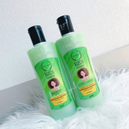 Kit Capilar Rizos Definidos &amp; Nutrición Profunda | Shampoo + Acondicionador + Spray Copacabana